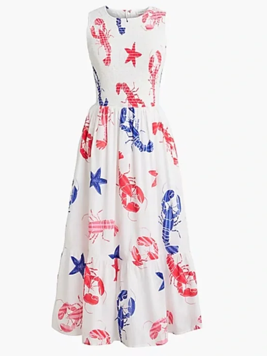 J. Crew lobster dress, NWT, M - Picture 1 of 8